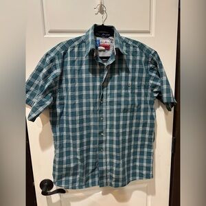 Men's Wrangler George Strait Plaid Short Sleeve Shirt